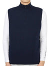 Merino Merino Wool Tech Lined Dunes Slim Fit Vest Twilight - G/FORE - BALAAN 2