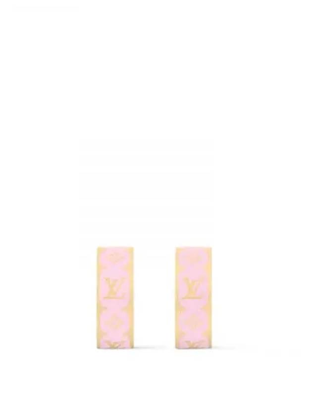 Nanogram Enamel Earrings Pink - LOUIS VUITTON - BALAAN 2