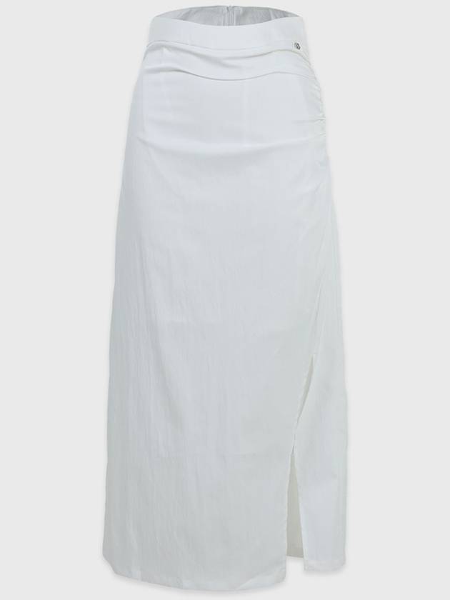 Rustle shirring maxi skirt - MICANE - BALAAN 5