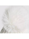 3B00027 M1131 034 Ivory Pom Wool Beanie - MONCLER - BALAAN 4