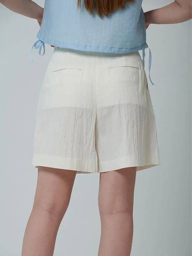 Natural volume shorts ivory - PINBLACK - BALAAN 4