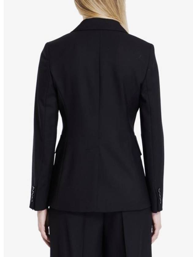 Osanna Double Breasted Blazer Jacket Black - MAX MARA - BALAAN 4