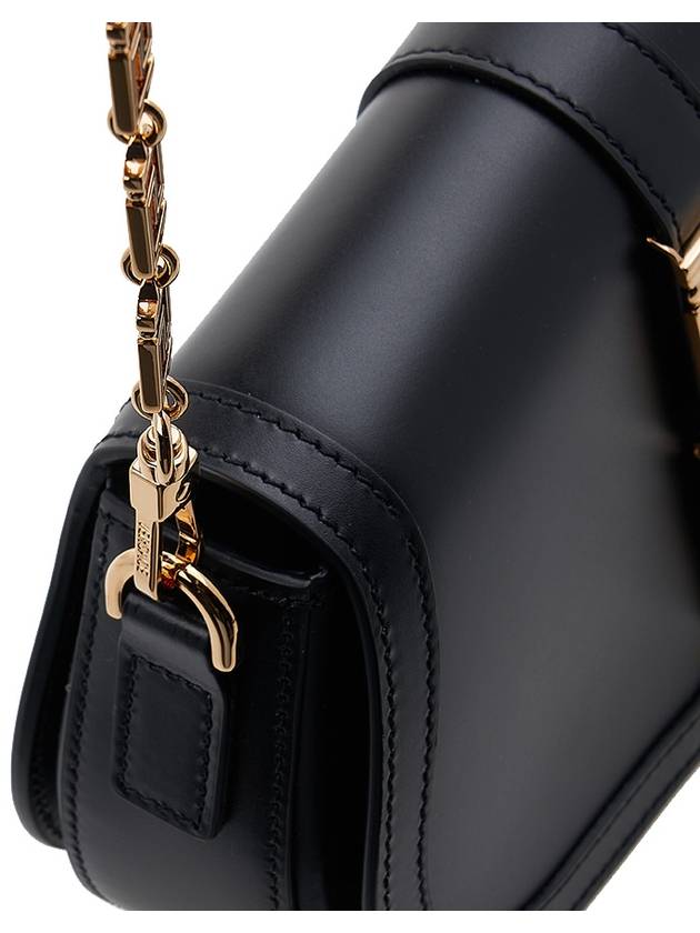 Greca Goddess Cross Shoulder Bag Black - VERSACE - BALAAN 9