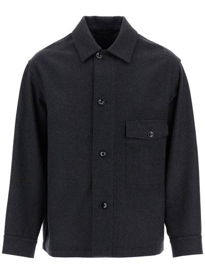 One Pocket Over Long Sleeve Shirt Black - LEMAIRE - BALAAN 2