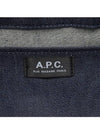 Bunny Logo Denim Tote Bag Dark Navy - A.P.C. - BALAAN 4