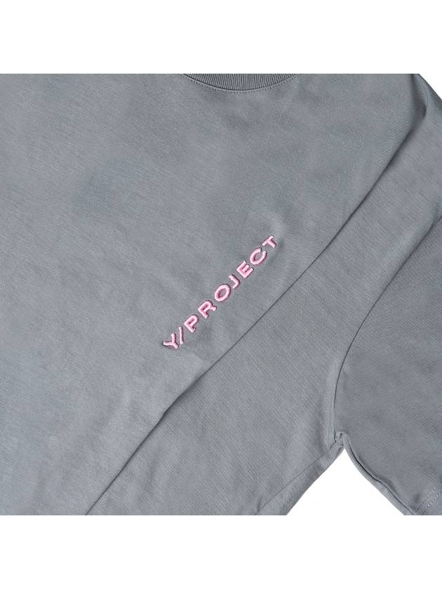 Y Project Printed cotton tshirt TS71S24 KHAKI - Y/PROJECT - BALAAN 5