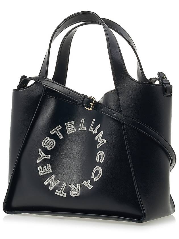 Logo Detail Tote Bag Black - STELLA MCCARTNEY - BALAAN 4