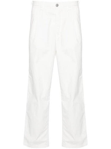 logo print loose trousers 8015314X3 - STONE ISLAND - BALAAN 1