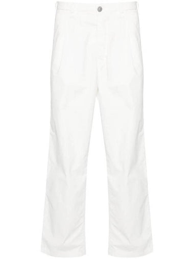 logo print loose trousers 8015314X3 - STONE ISLAND - BALAAN 1