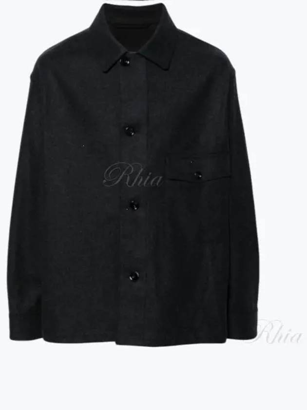 One Pocket Over Long Sleeve Shirt Black - LEMAIRE - BALAAN 2