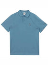 Logo Cotton Polo Shirt Aegean Storm - NIKE - BALAAN 3