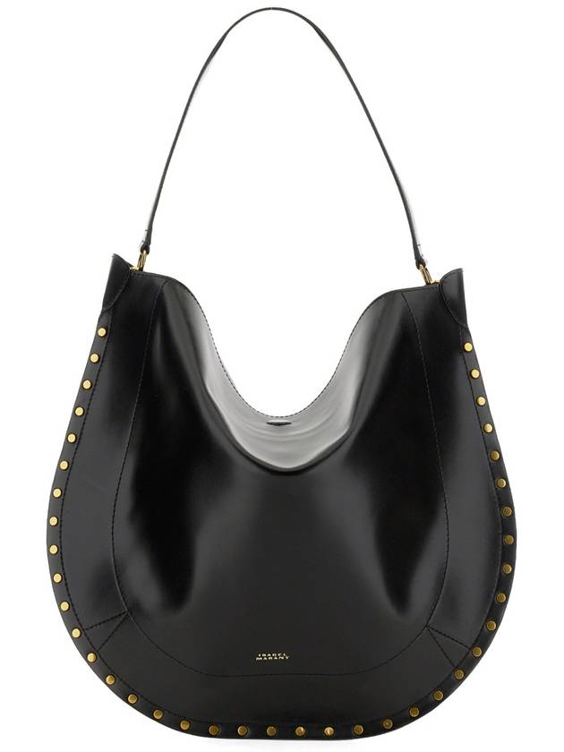 Oskan Leather Shoulder Bag Black - ISABEL MARANT - BALAAN 2