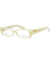 Glasses frame YSL6334 Z0M ivory horn rim - SAINT LAURENT - BALAAN 7