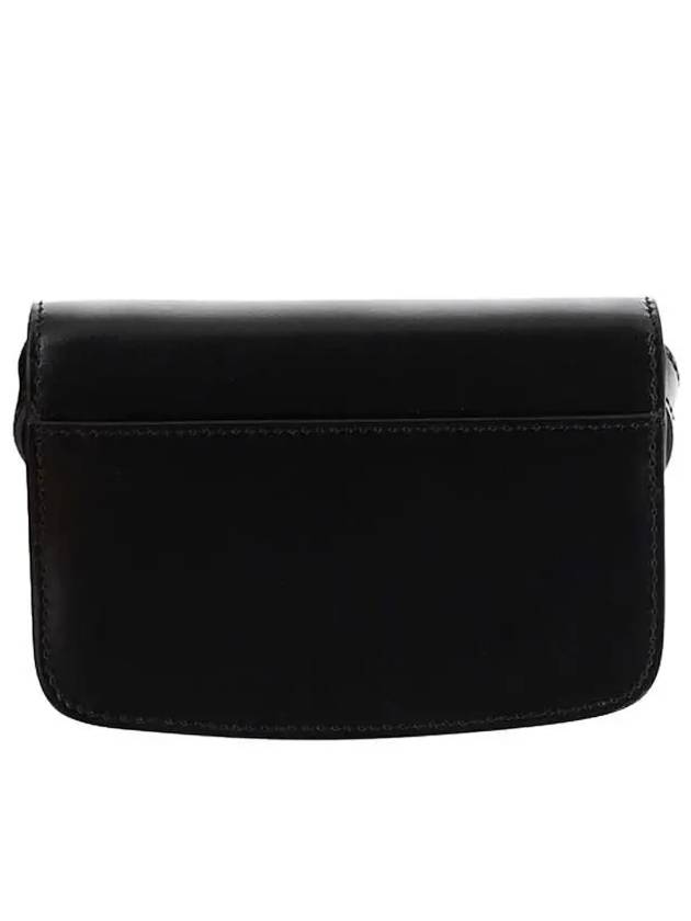 Paris Strap Card Wallet Black - AMI - BALAAN 4