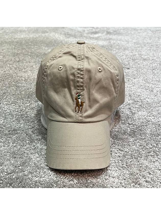 Pony Logo Classic Sport Ball Cap Beige - POLO RALPH LAUREN - BALAAN 3