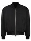 Logo Embroided Bomber Jacket Black - DIOR - BALAAN 2