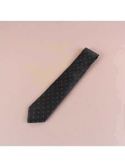 GG Dot Pattern Silk Tie Black - GUCCI - BALAAN 2