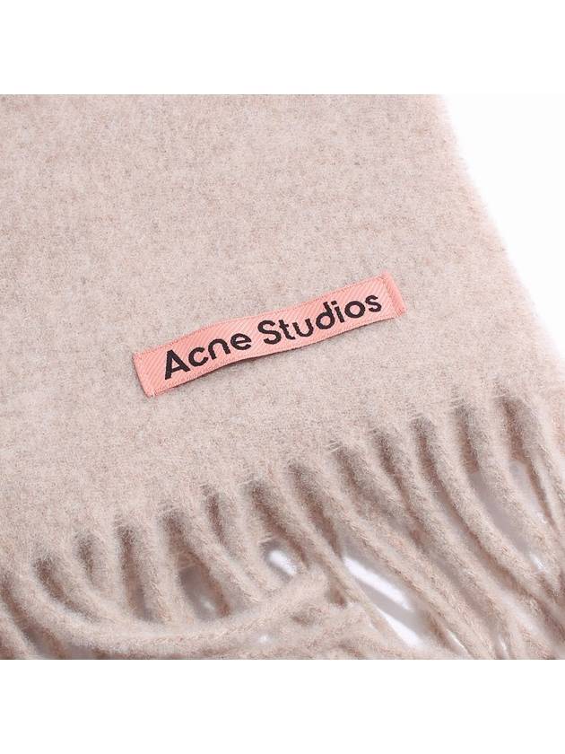 Wool Fringe Muffler Oatmeal Melange - ACNE STUDIOS - BALAAN 3