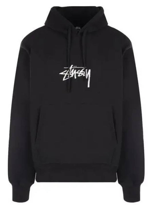 23FW 118473 Embroidered logo basic applique hood 1006244 - STUSSY - BALAAN 1