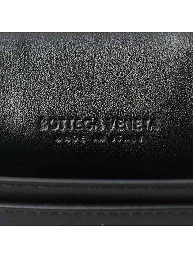 Intrecciato Flap Card Wallet Black - BOTTEGA VENETA - BALAAN 7