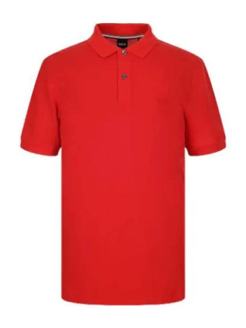 Boss Pima Cotton Pique Polo Shirt Regular Fit Collar T - HUGO BOSS - BALAAN 1