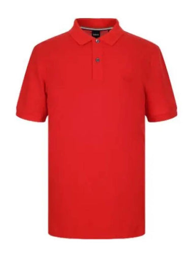 Boss Pima Cotton Pique Polo Shirt Regular Fit 50468301 627 Collar T - HUGO BOSS - BALAAN 1