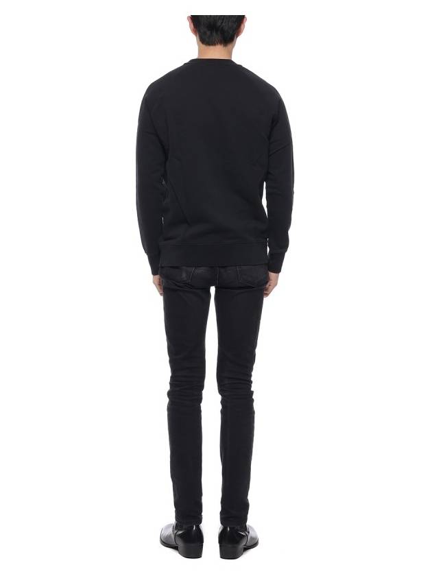 Chillax Fox Patch Classic Sweatshirt Black - MAISON KITSUNE - BALAAN 6