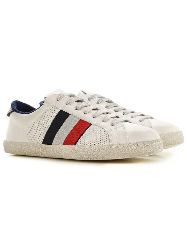 Vintage Three Stripes Sneakers White 4M7130002S7X - MONCLER - BALAAN 3