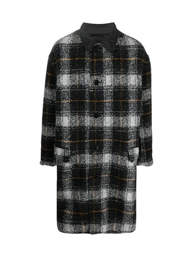 Men's Kinston Check Reversible Single Coat Grey - ISABEL MARANT - BALAAN 1