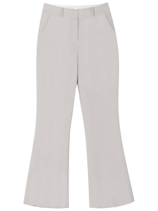 Cica Summer Office Look Set Up Secret Banding Semi Bootcut Slacks Silver - RAMUSTUDIO - BALAAN 3