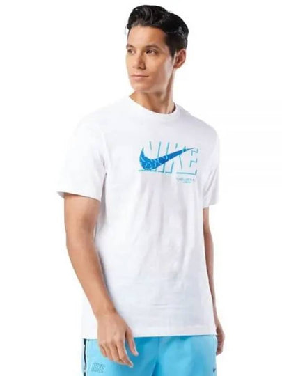 Chelsea Swoosh Short Sleeve T-Shirt White - NIKE - BALAAN 2