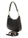 Rockstud Tote Bag Black - VALENTINO - BALAAN 3