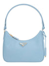 Re-Edition Saffiano Leather Mini Bag Light Blue - PRADA - BALAAN 2