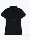 Women's Tour Tech Golf Polo Black - J.LINDEBERG - BALAAN 2