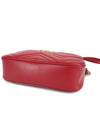 GG Marmont Matelasse Small Chain Shoulder Bag Hibiscus Red - GUCCI - BALAAN 7
