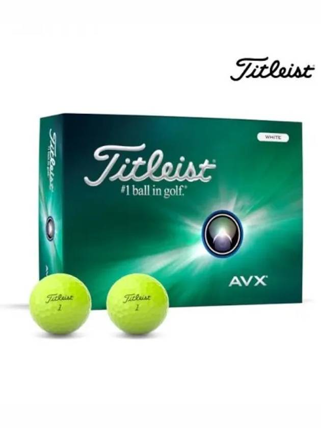 AVX Yellow Golf Ball Domestic Product GQ5524072626921 - TITLEIST - BALAAN 1