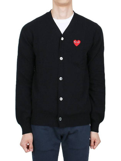 Red Wappen Wool Cardigan P1N008 AZ N008 051 1 - COMME DES GARCONS - BALAAN 2