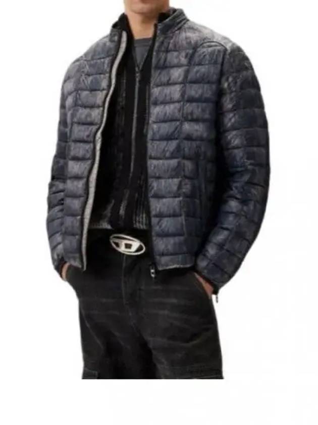 W-Pilot Puffer Jacket Navy - DIESEL - BALAAN 2