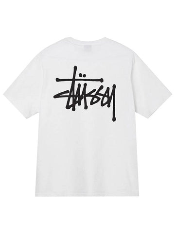 Basic lettering logo white men - STUSSY - BALAAN 1