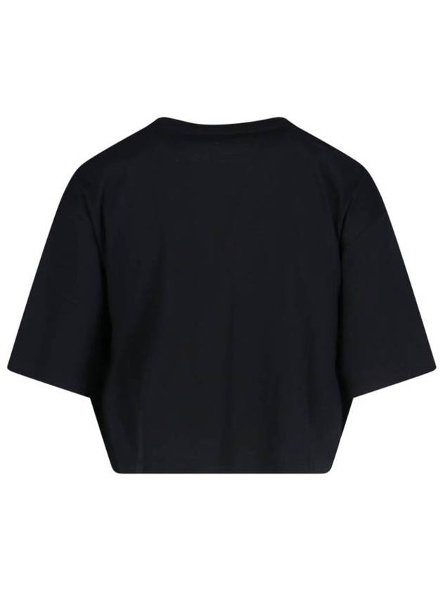 Logo Print Boxy Short Sleeve T-Shirt Black - BALMAIN - BALAAN 3