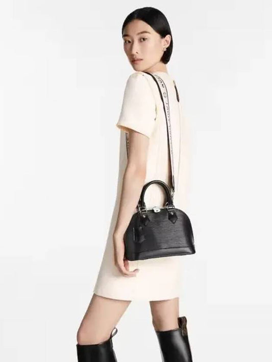 Alma BB Epi Tote Bag Black - LOUIS VUITTON - BALAAN 2