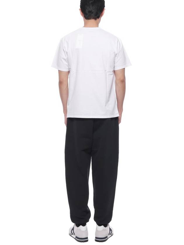 Big Heart Logo Track Pants Black - AMI - BALAAN.