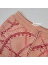 TRESOR DE MEDOR Women's Cotton Brushed Printed Shorts Pants Rose Quartz 36 - HERMES - BALAAN 5