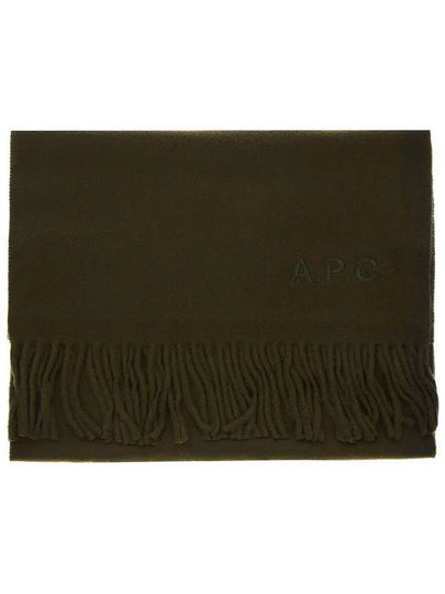 Ambroise Embroidered Muffler Pine Green - A.P.C. - BALAAN 2