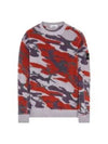 Wappen Patch Camouflage Fleece Knit Top Lavender - STONE ISLAND - BALAAN 2