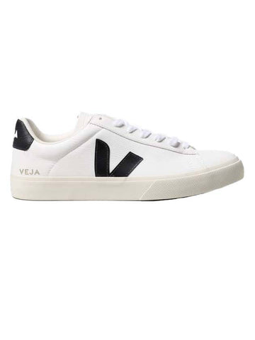 Campo Logo Low Top Sneakers White Black - VEJA - BALAAN 1