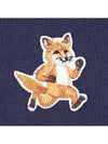 Fox Cotton Sweatshirt Navy - MAISON KITSUNE - BALAAN 6