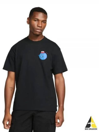 SB Globe Guy Short Sleeves T Shirt Black - NIKE - BALAAN 2