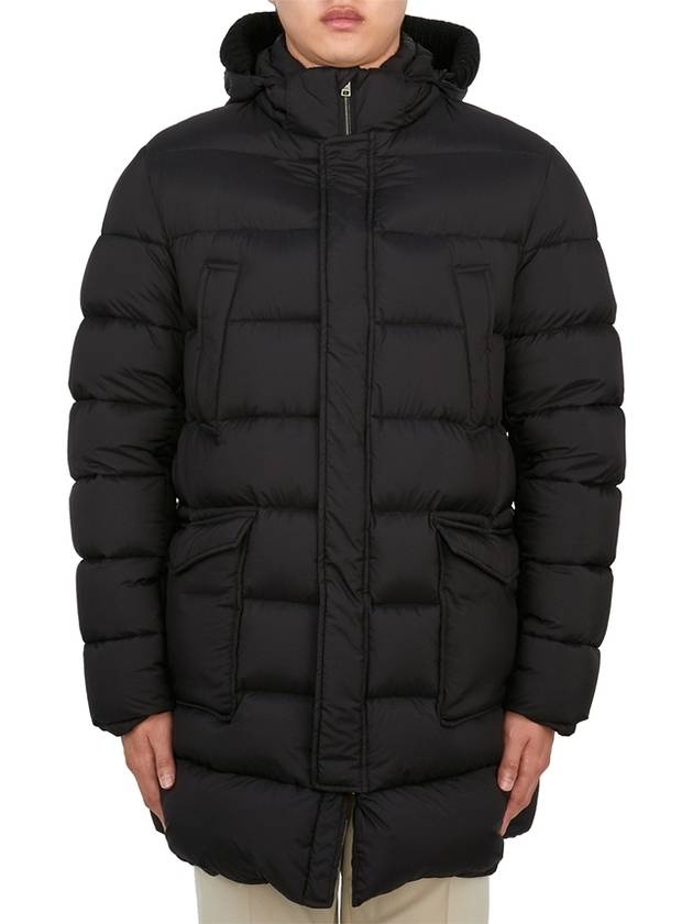 Hooded Down Padding Black - HERNO - BALAAN 4