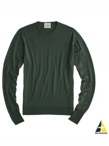 Marcus Highland Green crewneck knit - JOHN SMEDLEY - BALAAN 1